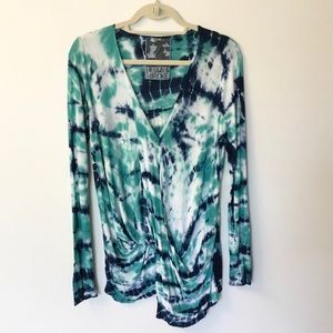 Young Fabulous & Broke Tie Dye Twist Front Top - S